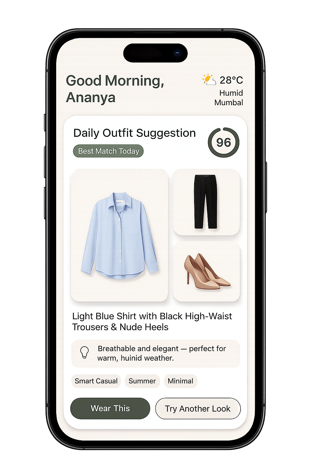 Daily Outfit Suggestions Back